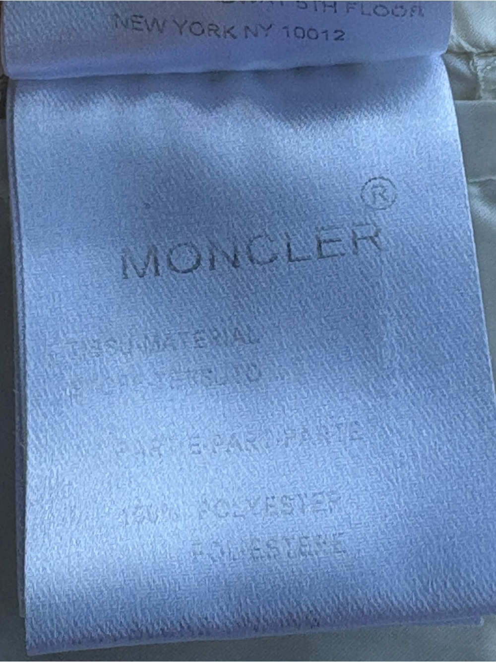 Vintage Moncler Première Rain Jacket with Black Scarf Accent, M (2) - Picture 14 of 16